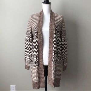 American Eagle Cozy Tribal Sweater Cardigan